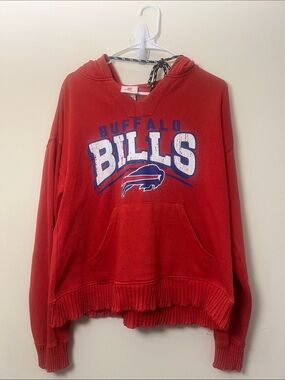 Buffalo Bills Red Pullover Hoodie